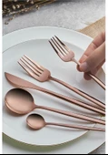 Karaca Orion Rosegold 30 Parça 6 Kişilik Çatal Kaşık Bıçak Seti - 2