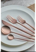 Karaca Orion Rosegold 30 Parça 6 Kişilik Çatal Kaşık Bıçak Seti - 3