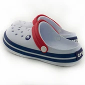 Crocs Crocband Beyaz Kırmızı Bant Terlik - 4
