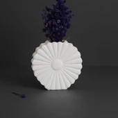 Yuvarlak Beton Vazo - 1