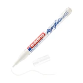 Edding 5300 İnce Uçlu Akrilik Markör - Trafik Beyaz - 1-2 Mm’Lik İnce Yuvarlak Uç - 1