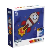 PLUS-PLUS PUZZLE BY NUMBER ROCKET 500PCS thumbnail 1
