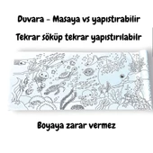 LİNO YAPIŞKANLI BOYAMA RULOSU SEA WORLD 200X30 CM LS-200 thumbnail 2