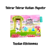 LİNO TEKRAR TEKRAR KULLANILABİLEN STICKER PRINCESS GARDEN thumbnail 2