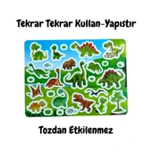 LİNO TEKRAR TEKRAR KULLANILABİLEN STICKER DINOSAUR WORLD thumbnail 3