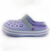 Crocs Crocband Lila Gri Kadın Terlik thumbnail 1