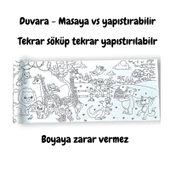 LİNO YAPIŞKANLI BOYAMA RULOSU AGE OF DINOSAURS 200X30 CM thumbnail 2