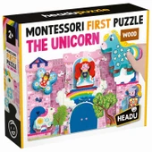 HEADU MONTESSORI FIRST PUZZLE THE UNICORN WOOD (2-5 YAŞ) - 1