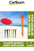 Özel Tasarım Dayanıklı Plastik 41cm Uzunluk 16cm Genişlik Plastik Şemsiye Sabitleme Kazığı - 1