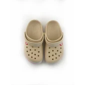 Çocuk Crocs Iconic Comfort Bej Terlik - 5