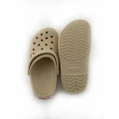 Çocuk Crocs Iconic Comfort Bej Terlik - 6