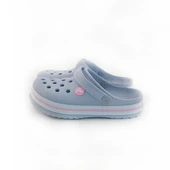 Çocuk Crocs Iconic Comfort Gri Pembe Terlik - 2