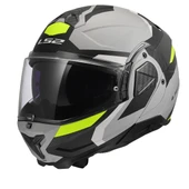 LS2 ADVANT 2 TRIPLE MAT GRİ- SİYAH-NEON SARI KASK - S - 1