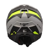 LS2 ADVANT 2 TRIPLE MAT GRİ- SİYAH-NEON SARI KASK - S - 5