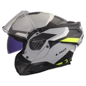 LS2 ADVANT 2 TRIPLE MAT GRİ- SİYAH-NEON SARI KASK - S - 9