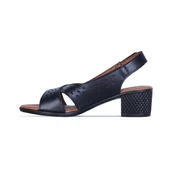 Ayakcenter Fl1 Siyah 5cm Kadın Topuklu Sandalet thumbnail 2