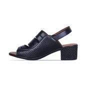 Ayakcenter Fl2 Siyah 5cm Kadın Topuklu Sandalet thumbnail 2