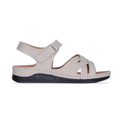 Ayakcenter 1107 Serra Cırtlı Kadın Düz Sandalet thumbnail 1