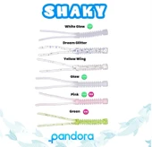 Pandora Shaky LRF Silicon 5cm 10'lu Renk: White Glow - 5