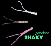 Pandora Shaky LRF Silicon 5cm 10'lu Renk: White Glow - 2