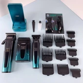 VGR Voyager V-694 Profesyonel Şarjlı Traş Makinesi Seti - 3'ü 1 Arada Kuaför Seti thumbnail 6