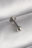 316L Çelik Gümüş Renk Topçuk Piercing - 1