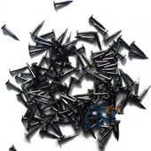 Klips, Menteşe, Ayağı Çivisi 9mm Çelik - Siyah 10gr - 1