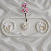 Beton Söz Nişan Tepsisi Seti - 3