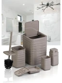 Banyo Seti Plastik Vizon Renk 5 Parça - 3