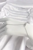 Pirinç Gümüş Renk Zirkon Taşlı Messika Model Kadın Şahmeran - 1