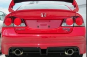 HONDA CİVİC FD6 (2006-11) MUGEN RR ARKA TAMPON EKİ DİFÜZÖR thumbnail 1