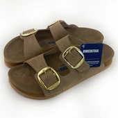 Birkenstock Arizona Gold Tokalı Yumuşak Kemer Vizon Kadın Terlik - 3