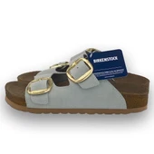 Birkenstock Arizona Gold Tokalı Yumuşak Kemer Taş Kadın Terlik - 1
