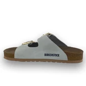 Birkenstock Arizona Gold Tokalı Yumuşak Kemer Taş Kadın Terlik - 5