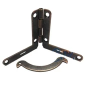 Makaslı Menteşe - 16x36x76mm, Oksit, 1 Adet - 1