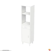 Modilayn VİO Fırın Dolabı (50x163,4x32.5 cm) Çekmeceli Kapaklı Mini/Midi Mikrodalga Mutfak Dolabı - 9