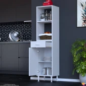 Modilayn VİO Fırın Dolabı (40x163,4x32.5 cm) Çekmeceli Kapaklı Mini/Midi Mikrodalga Mutfak Dolabı - 3