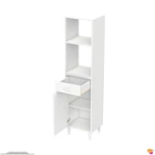 Modilayn VİO Fırın Dolabı (40x163,4x32.5 cm) Çekmeceli Kapaklı Mini/Midi Mikrodalga Mutfak Dolabı - 8