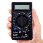 BUFFER® Dijital Avometre Multimetre Ölçü Aleti Akım Voltaj Direnç Ölçer thumbnail 7