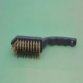 BUFFER® Metal Tel Fırça Plastik Saplı Pas Kir Sökme Temizleme Fırçası thumbnail 1