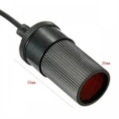 Yatak Pompa Adaptörü Çakmak Adaptörü Araç Çakmaklık Çevirici Ev Tipi 30W/2,5/12V thumbnail 6