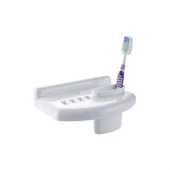 BUFFER® Banyo Diş Macunu Diş Fırçası Tutacağı Bardağı Fırçalık Stand - 1