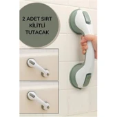 BUFFER® Düşme Ve Kayma Önleyici Banyo Tuvalet Vantuzlu Kilitli Tutacak thumbnail 8