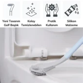BUFFER® Golf Tasarımlı Silikon WC Klozet Mutfak Temizlik Fırçası Kanca Hediyeli - 3
