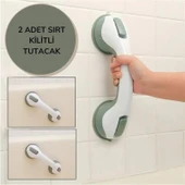 BUFFER® Düşme Ve Kayma Önleyici Banyo Tuvalet Vantuzlu Kilitli Tutacak thumbnail 7