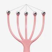 BUFFER® Çok Fonksiyonlu 5 Uçlu Bilyeli Baş Boyun Bacak Kol Masaj Alet Rahatlatıcı Kafa Masaj Aparatı - 6