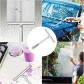 BUFFER® 360 Derece Döner Başlıklı Cam Sil Çok Amaçlı Pratik Cam Ayna Fayans Silme Aparatı - 6