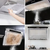 BUFFER® 2li Yağ Emici Duman Önleyici Pratik Mutfak Davlumbaz Koruyucu Dayanıklı Yedek Filtre 45x90cm - 3