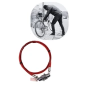 BUFFER® Şifreli Pratik ve Sağlam Bisiklet Kilidi - 2