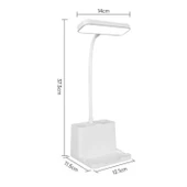 BUFFER® Kalemlikli USBli Dokunmatik 3 Kademeli 360 Derece Özel Göz Korumalı led Lityum Masa Lambası - 4